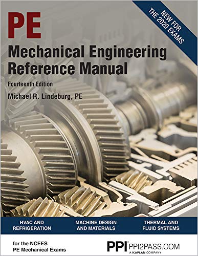 Cover of PPI Mechanical Engineering Reference Manual, 14th Edition (Hardcover) – Comprehensive Reference Manual for the NCEES PE Exam