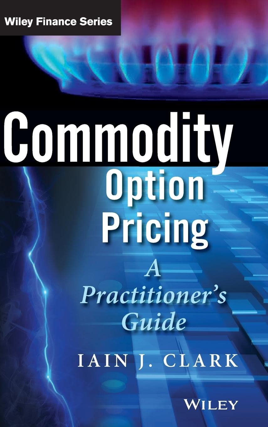 Cover of Commodity Option Pricing