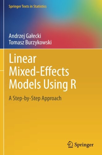 Cover of Linear Mixed-Effects Models Using R (Springer Texts in Statistics)