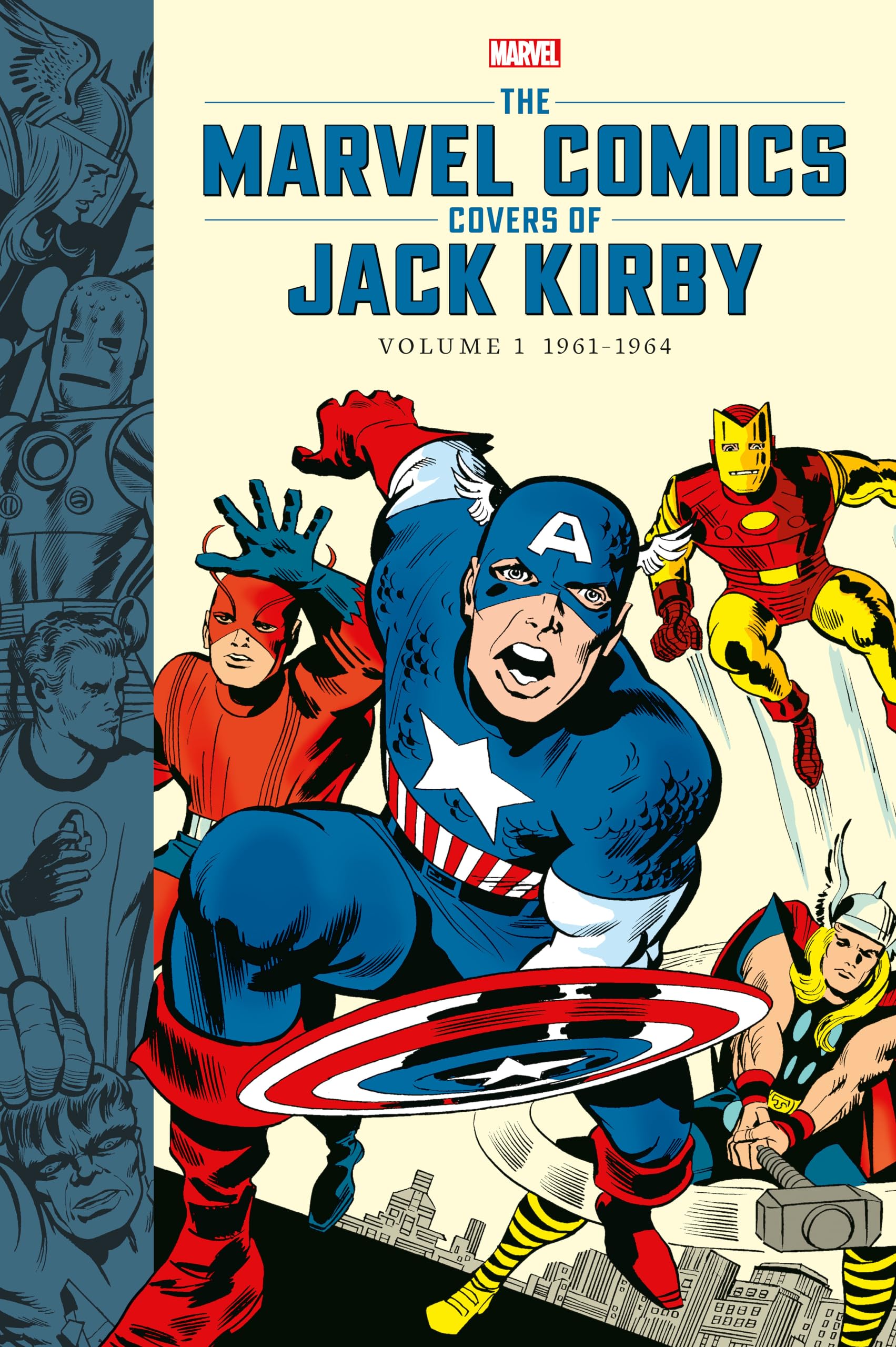 Cover of The Marvel Comics Covers of Jack Kirby Volume 1