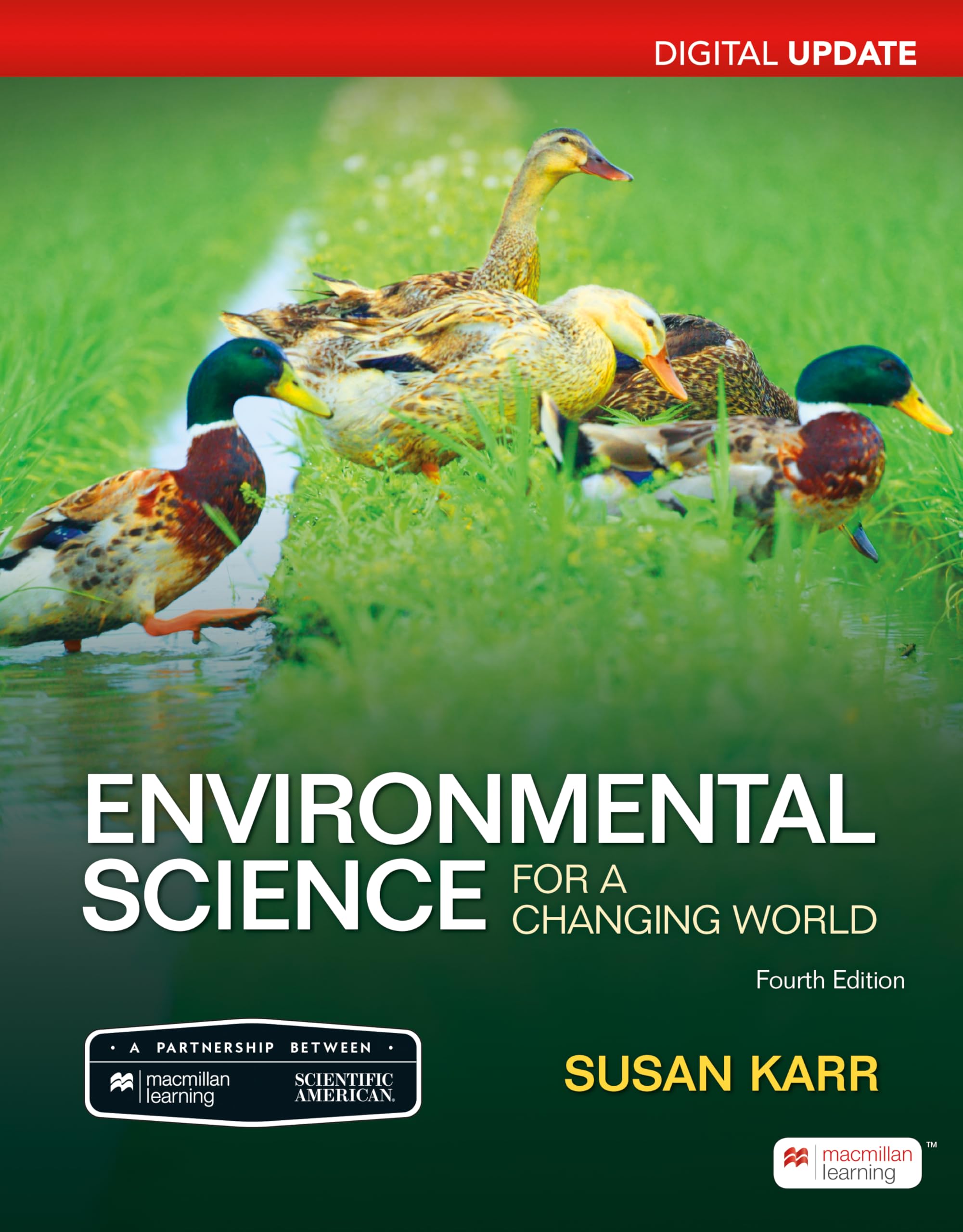 Cover of Loose-Leaf Version for Scientific American Environmental Science for a Changing World, Digital Update