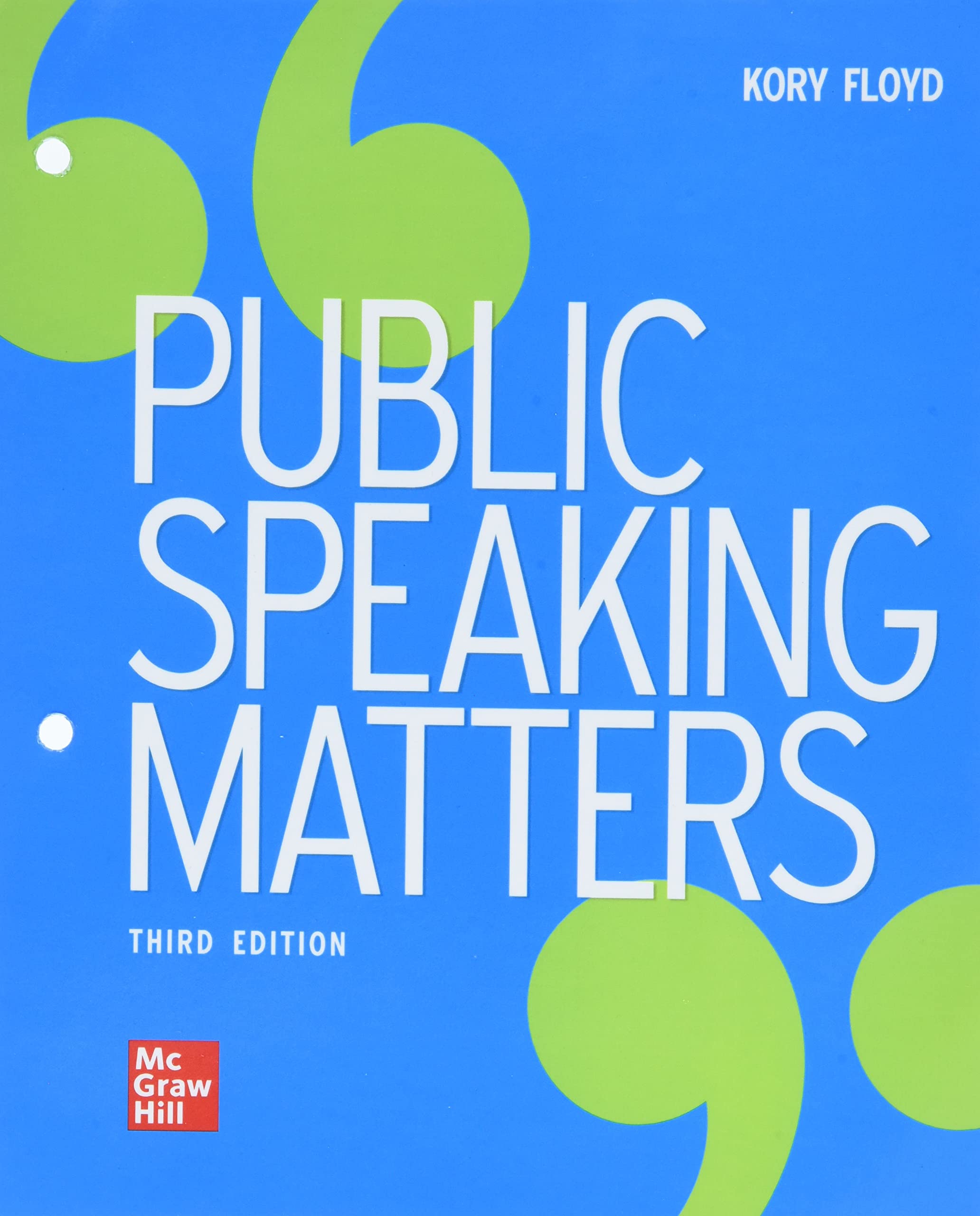 Cover of Loose Leaf for Public Speaking Matters