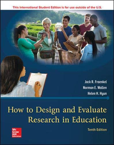 Cover of How to Design and Evaluate Research in Education