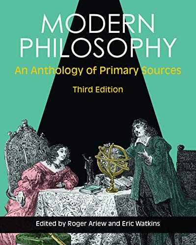 Cover of Modern Philosophy: An Anthology of Primary Sources