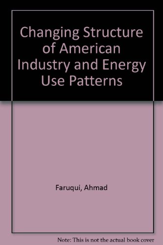 Cover of The Changing Structure of American Industry and Energy Use Patterns: Issues, Scenarios, and Forecasting Models