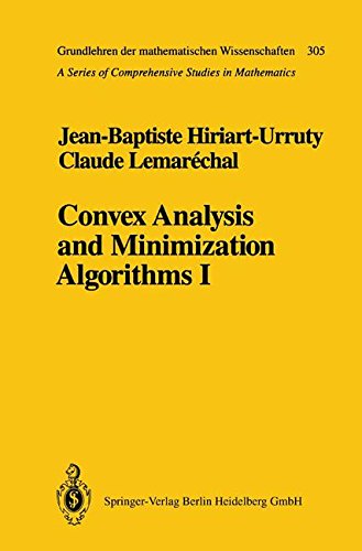Cover of Convex Analysis and Minimization Algorithms I: Fundamentals (Grundlehren der mathematischen Wissenschaften)