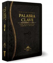 Cover of Biblia RVR60 Palabra Clave Estudio Diccionario Hebreo y Griego Imitacion Piel Negro