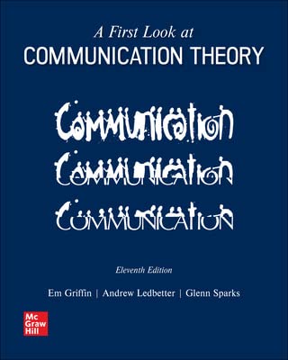 Cover of A First Look at Communication Theory