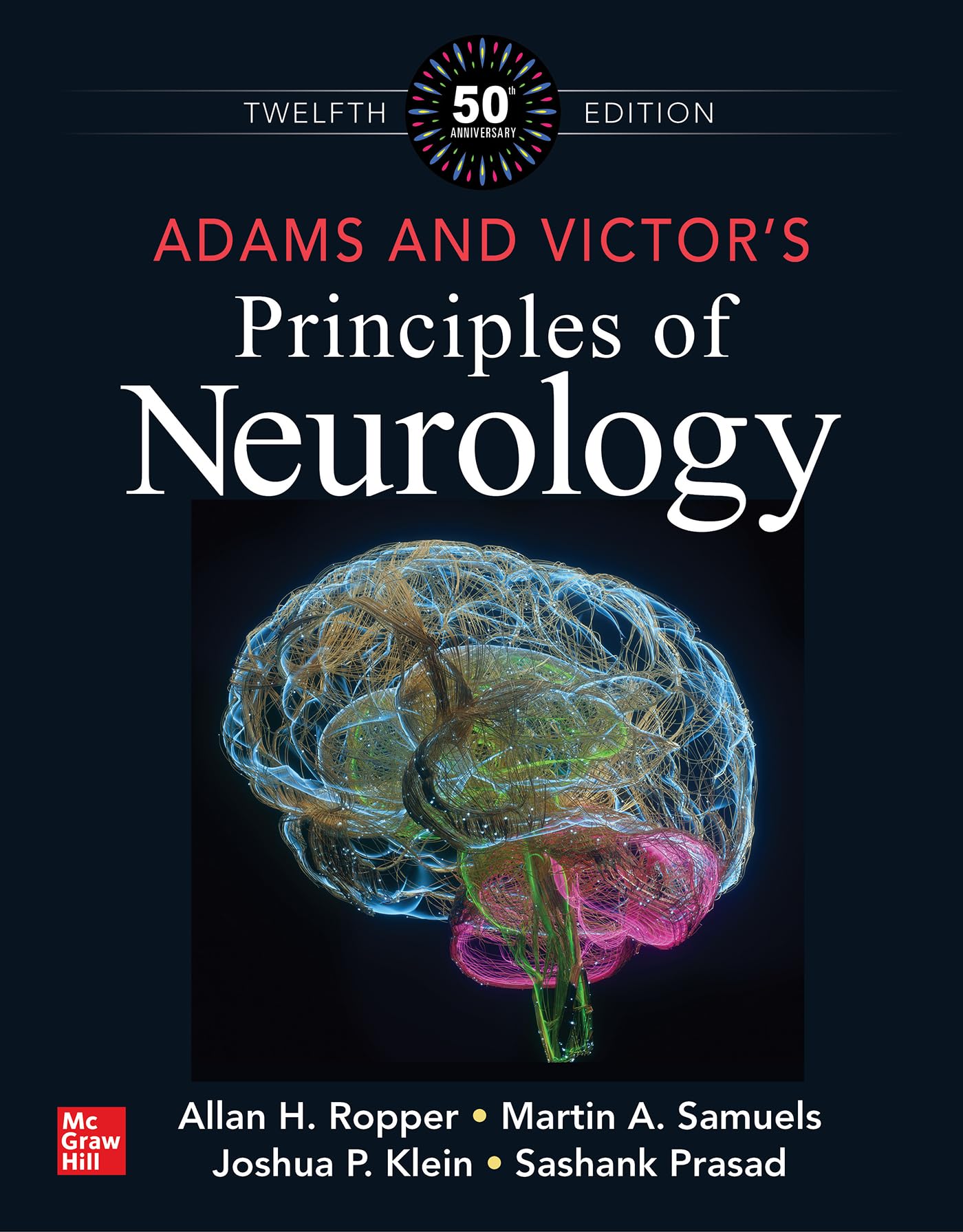 Cover of Adams and Victor's Principles of Neurology, Twelfth Edition