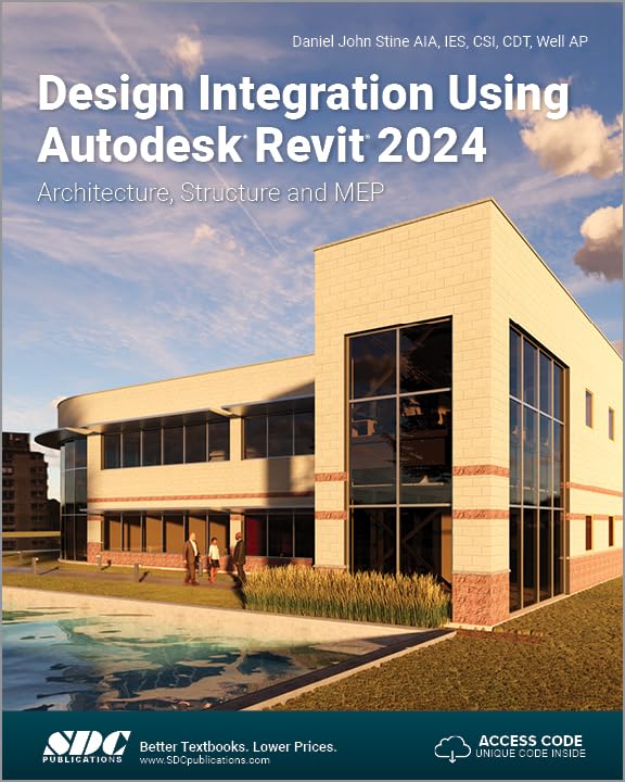 Cover of Design Integration Using Autodesk Revit 2024: Architecture, Structure and MEP
