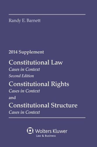 Cover of Constitutional Law: Cases Supplement