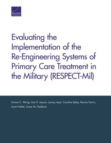 Cover of Evaluating the Implementation of the Re-Engineering Systems of Primary Care Treatment in the Military (RESPECT-Mil)