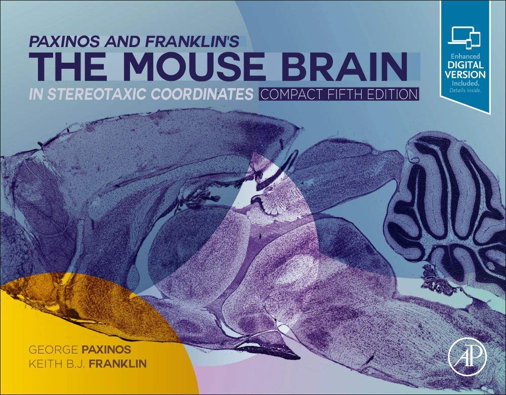 Cover of Paxinos and Franklin's the Mouse Brain in Stereotaxic Coordinates, Compact: The Coronal Plates and Diagrams