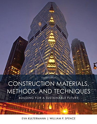 Cover of Construction Materials, Methods and Techniques