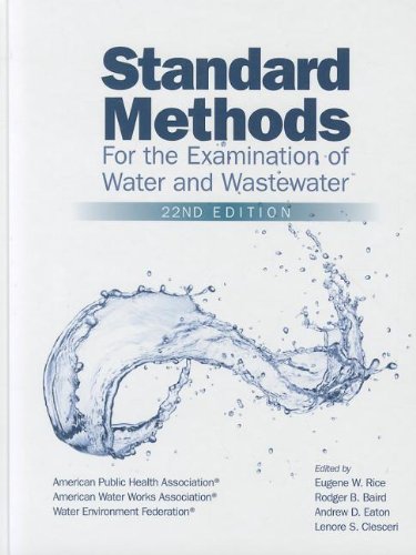 Cover of Standard Methods for the Examination of Water and Wastewater
