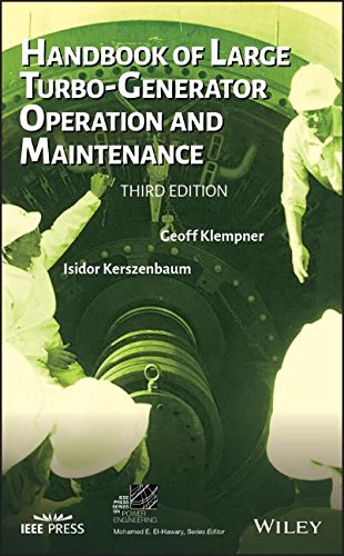 Cover of Handbook of Large Turbo-Generator Operation and Maintenance (IEEE Press Series on Power Engineering)
