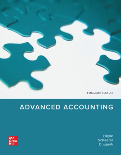 Cover of Loose Leaf for Advanced Accounting