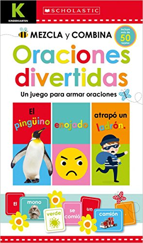 Cover of Kindergarten Mezcla y combina: Oraciones divertidas (Scholastic Early Learners) (Spanish Edition)