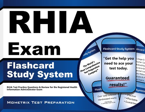 Cover of RHIA Exam Flashcard Study System: RHIA Test Practice Questions & Review for the Registered Health Information Administrator Exam (Cards)