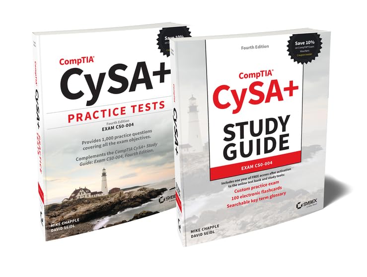 Cover of CompTIA CySA+ Certification Kit: Exam CS0-004 (Sybex Study Guide)