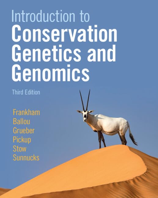 Cover of Introduction to Conservation Genetics and Genomics