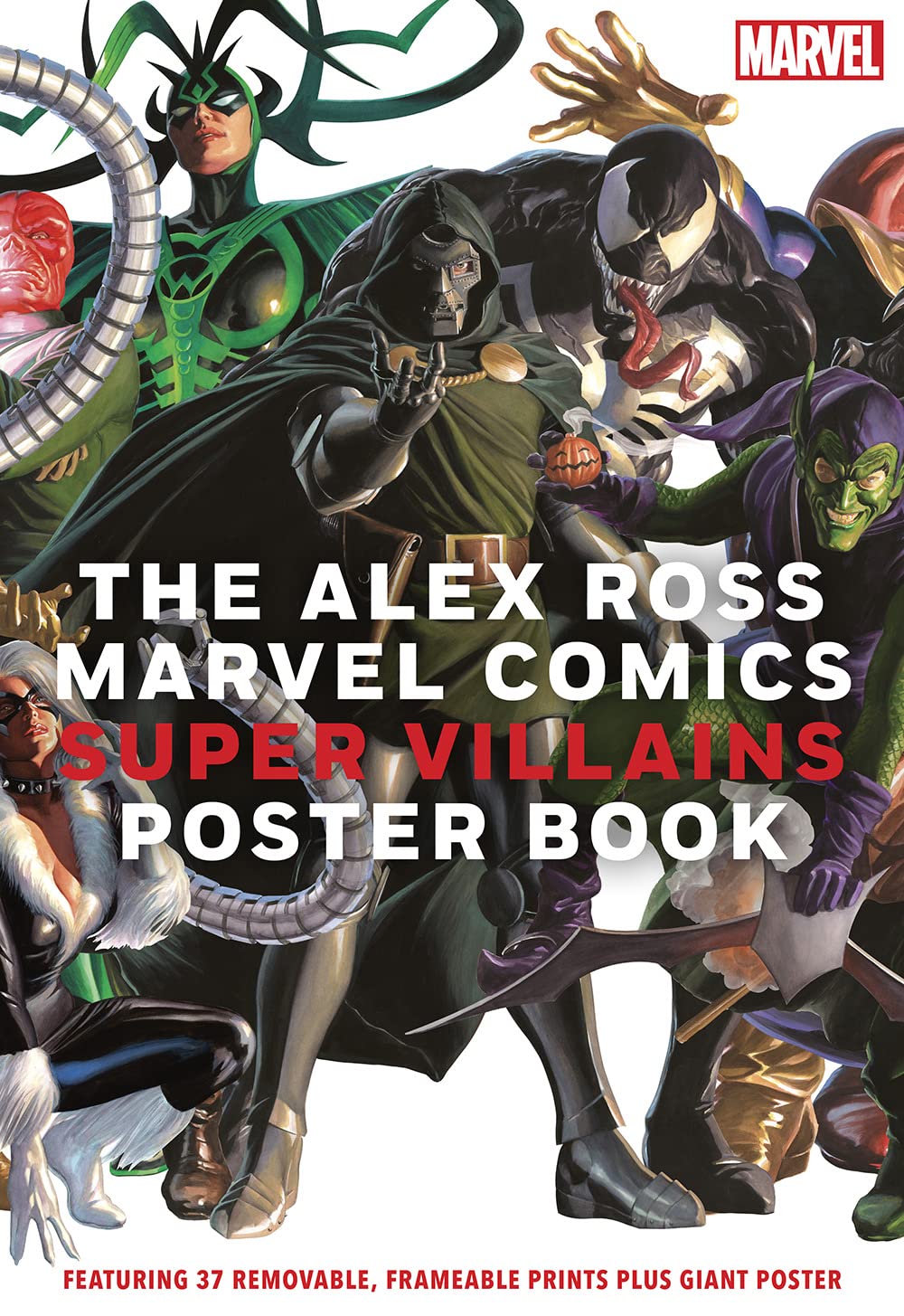 Cover of The Alex Ross Marvel Comics Super Villains Poster Book