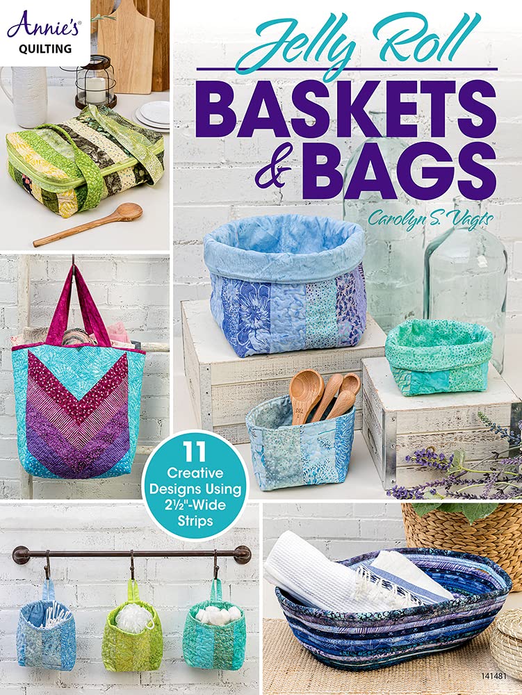 Cover of Jelly Roll Baskets & Bags (Annie's Quilting)
