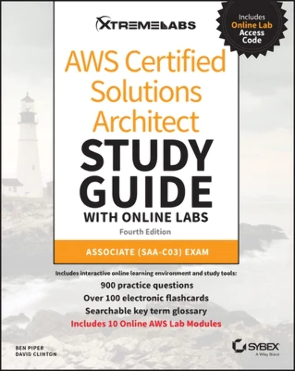 Cover of AWS Certified Solutions Architect Study Guide with Online Labs: Associate SAA-C03 Exam
