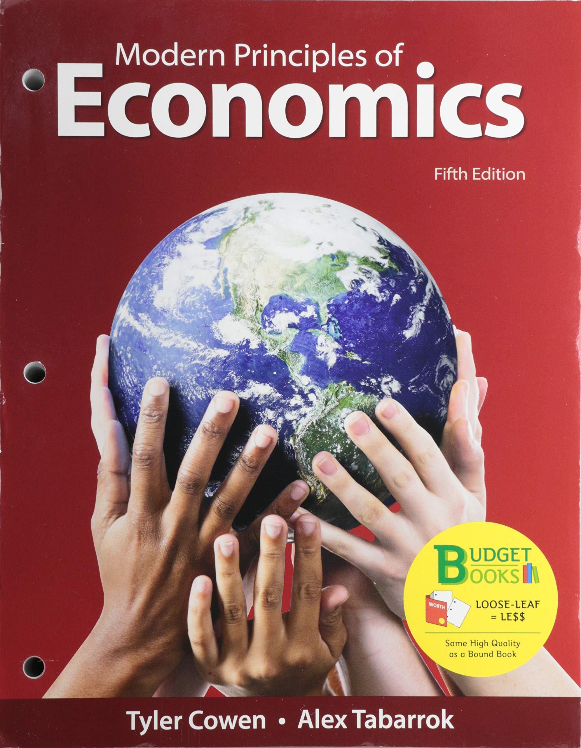 Cover of Loose-leaf Version for Modern Principles of Economics
