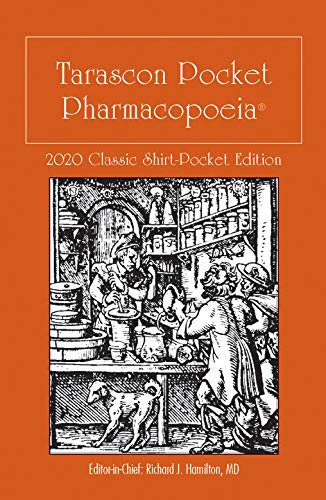 Cover of Tarascon Pocket Pharmacopoeia 2020 Classic Shirt-Pocket Edition