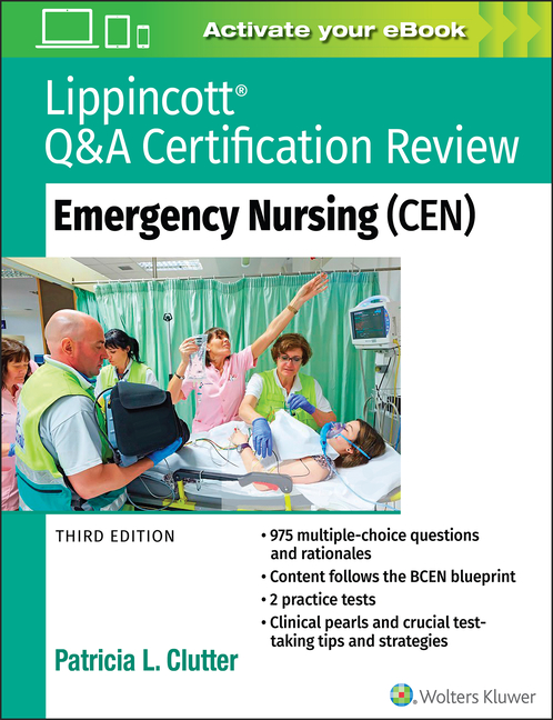 Cover of Lippincott Q&A Certification Review: Emergency Nursing (Cen)