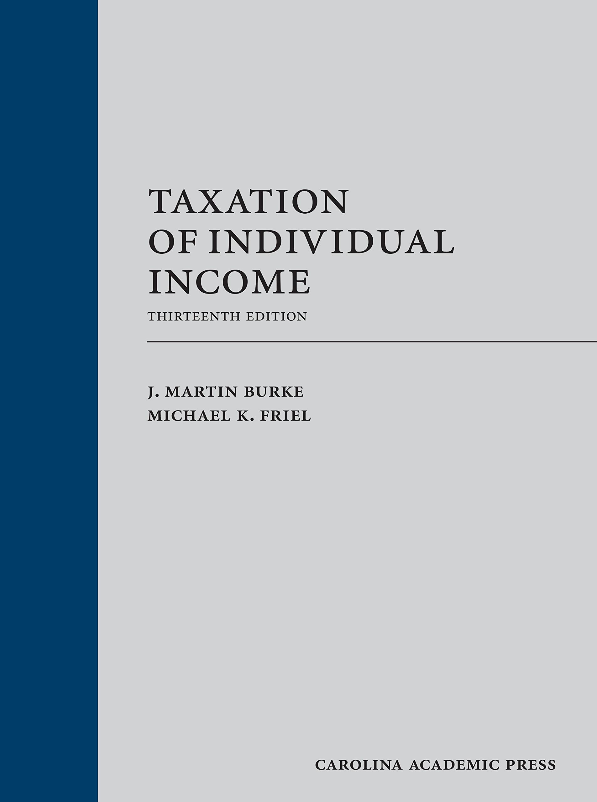 Cover of Taxation of Individual Income