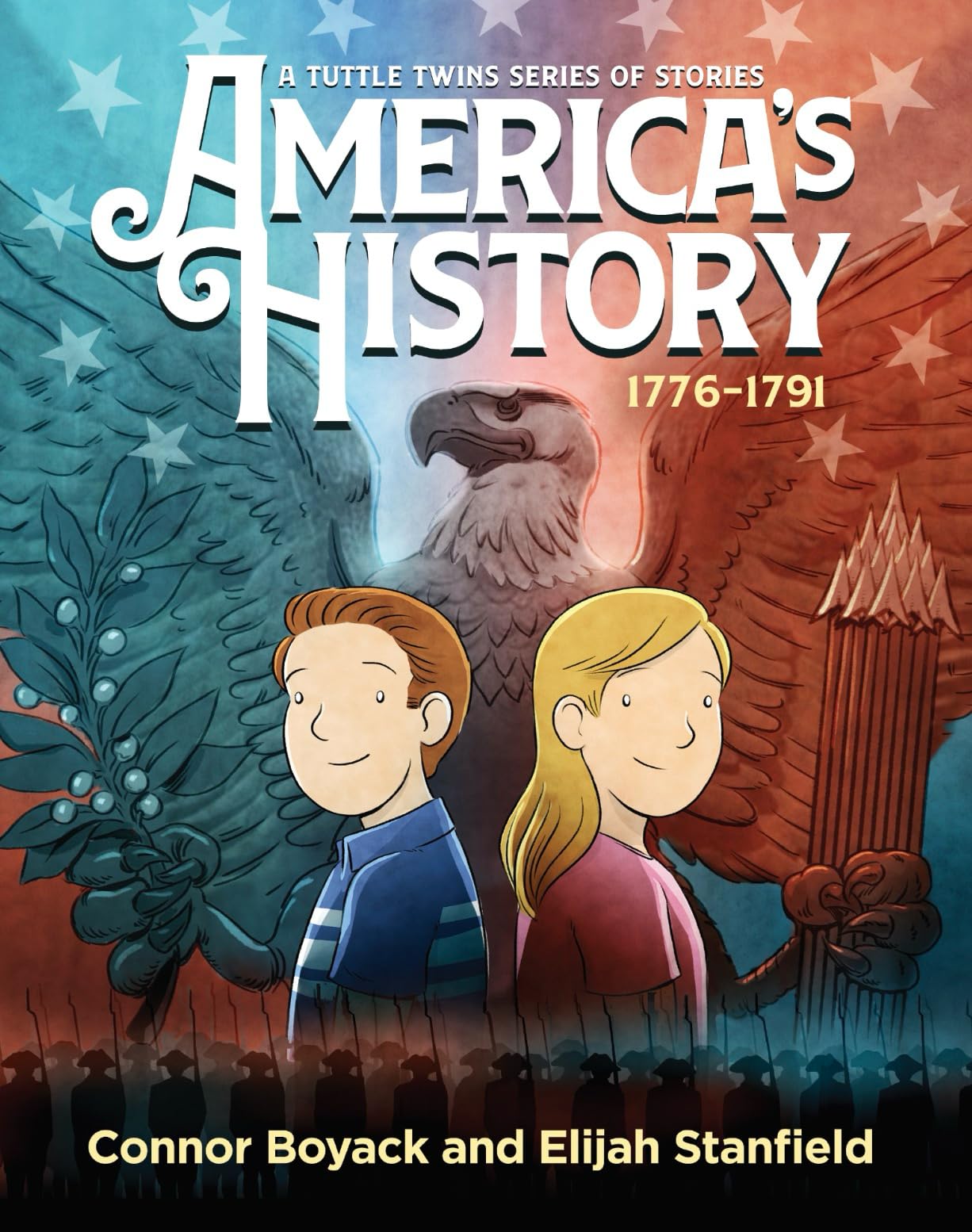 Cover of America’s History: A Tuttle Twins Series of Stories, volume 2 (1776-1791)