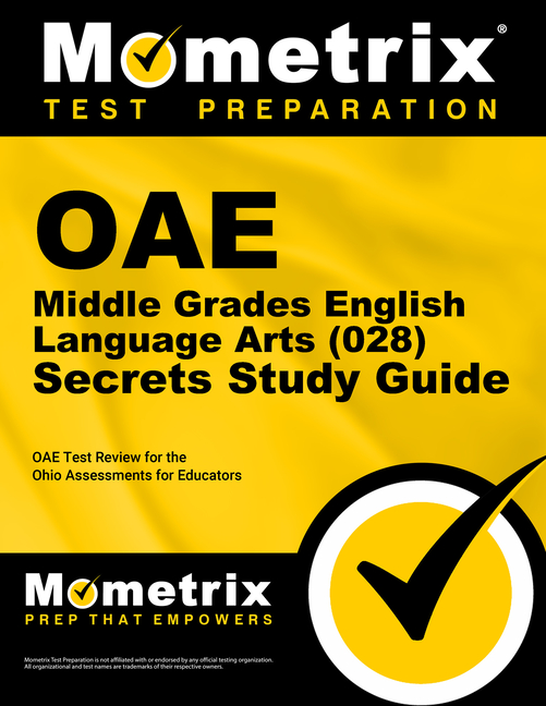 Cover of Oae Middle Grades English Language Arts (028) Secrets Study Guide: Oae Test Review for the Ohio Assessments for Educators