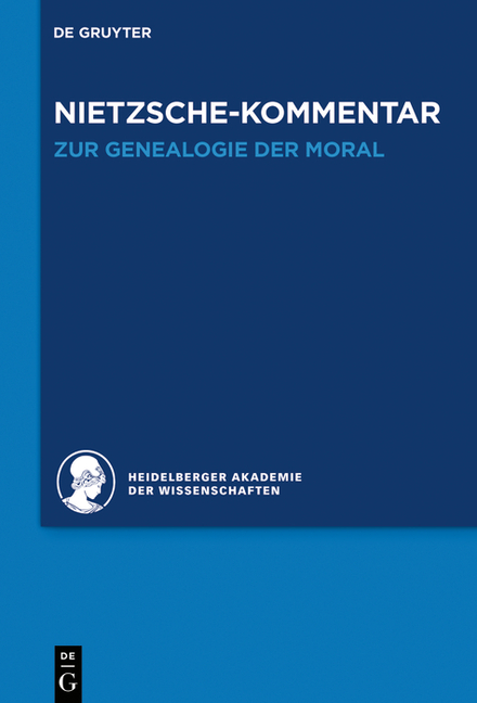 Cover of Kommentar Zu Nietzsches Zur Genealogie Der Moral