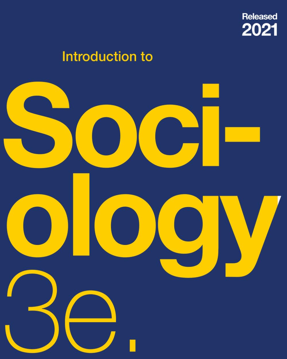 Cover of Introduction to Sociology 3e