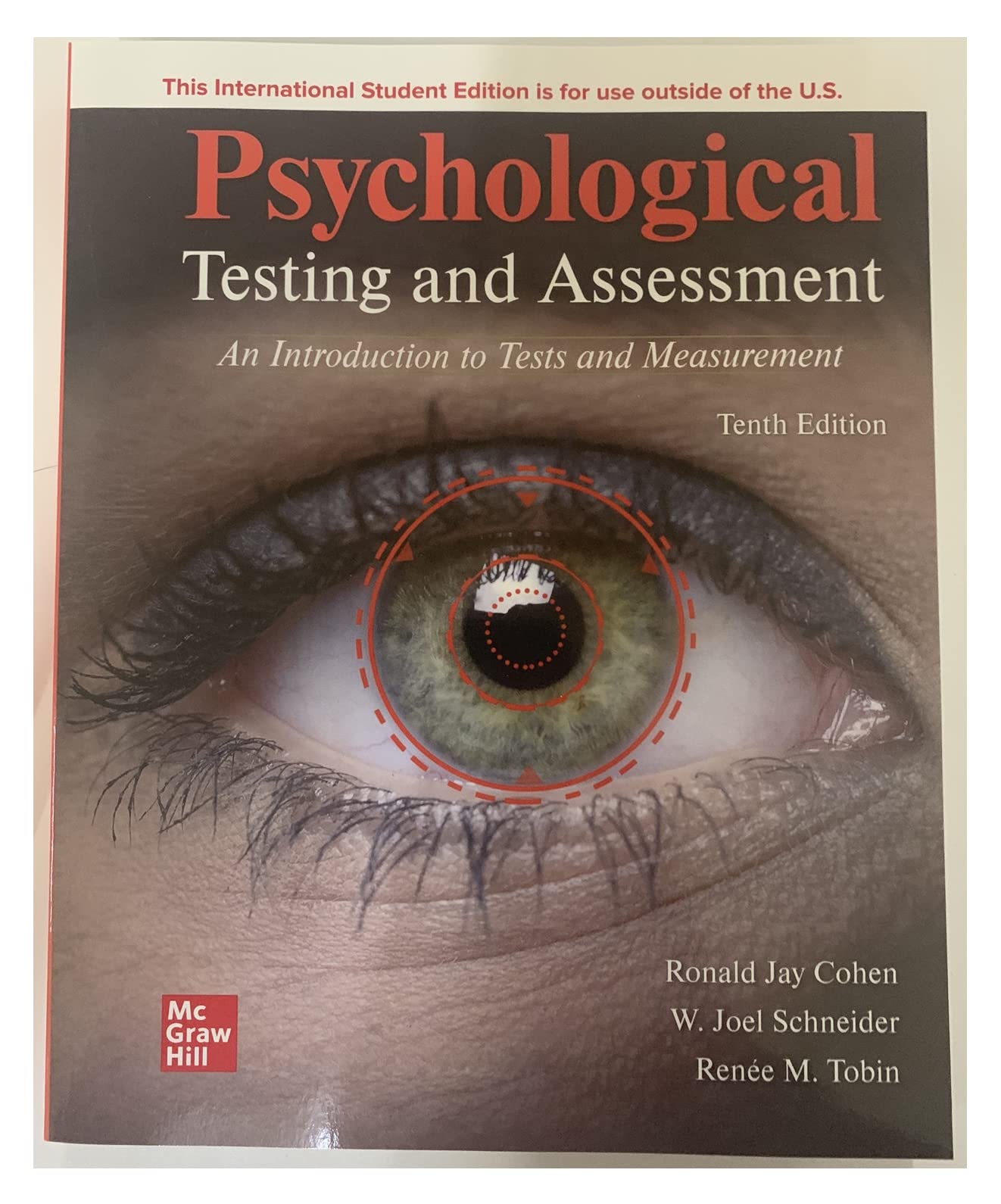 Cover of Psychological Testing and Assessment 10TH Edition, International Edition, Textbook only