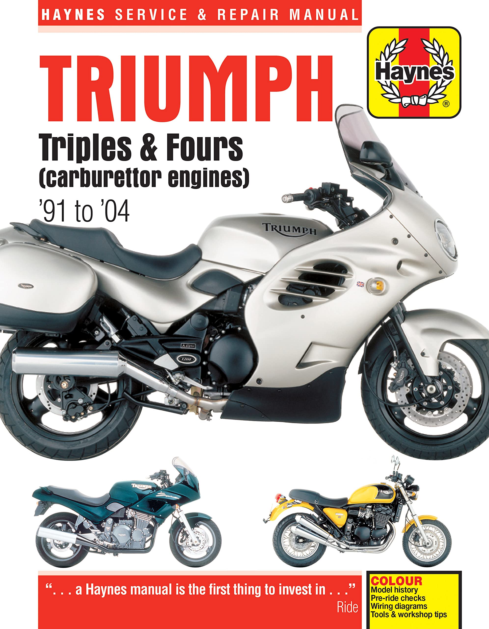 Cover of Triumph Triples & Fours (Carburettor Engines) '91 to '04