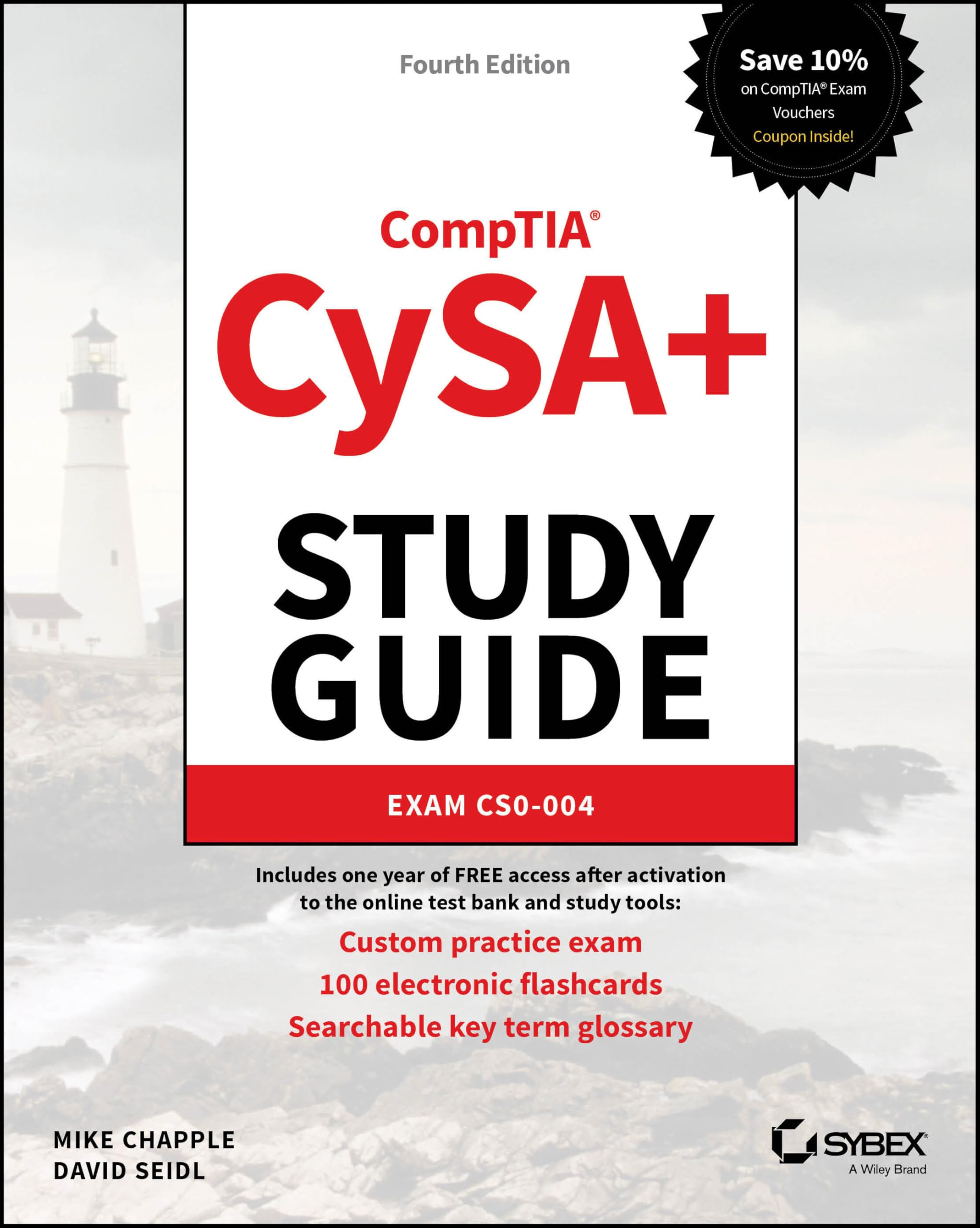 Cover of CompTIA CySA+ Study Guide: Exam CS0-004 (Sybex Study Guide)