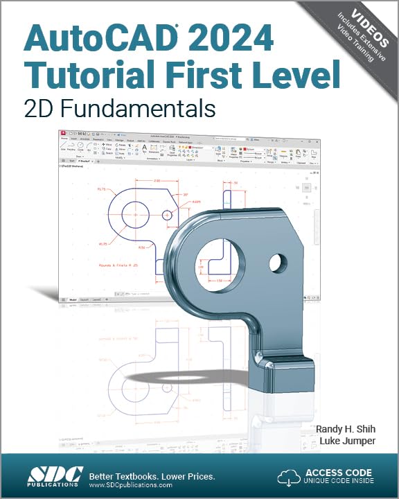 Cover of AutoCAD 2024 Tutorial First Level 2D Fundamentals