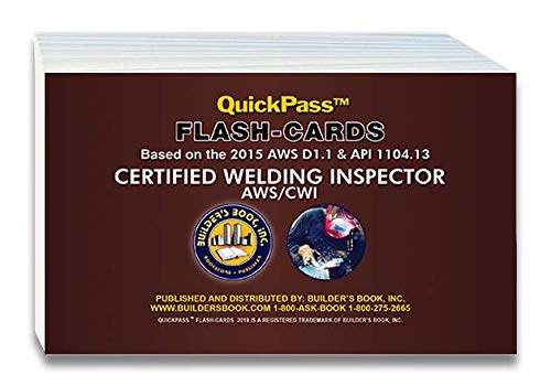 Cover of Welding Inspector Certification AWS/CWI QuickPassTM Flash-Cards