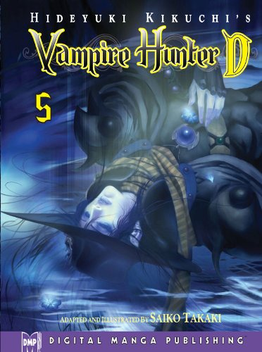 Cover of Hideyuki Kikuchi's Vampire Hunter D Manga, Vol. 5