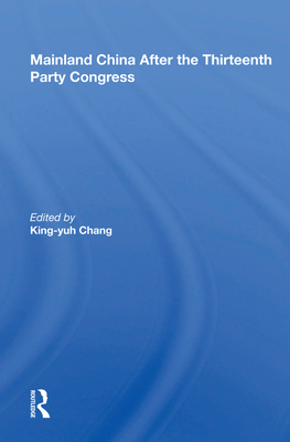 Cover of Mainland China After the Thirteenth Party Congress