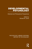 Cover of Developmental Psychology: Historical and Philosophical Perspectives