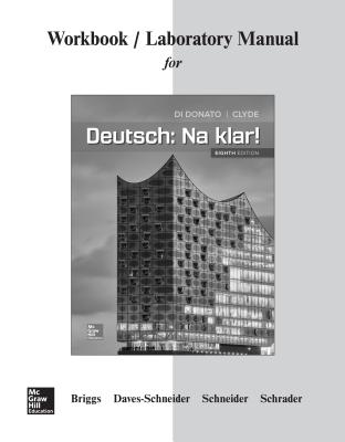 Cover of Workbook/Lab Manual for Deutsch: Na Klar!
