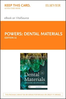 Cover of Dental Materials - Elsevier eBook on Vitalsource (Retail Access Card): Foundations and Applications