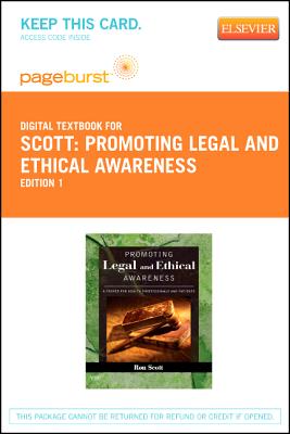 Cover of Promoting Legal and Ethical Awareness - Elsevier eBook on Vitalsource (Retail Access Card): A Primer for Health Professionals and Patients