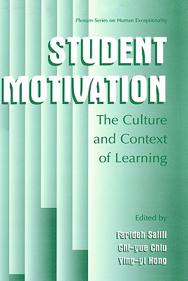 Cover of Student Motivation: The Culture and Context of Learning (2001)