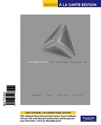 Cover of Chemistry: The Central Science, Books a la Carte Edition
