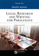 Cover of Legal Research and Writing for Paralegals